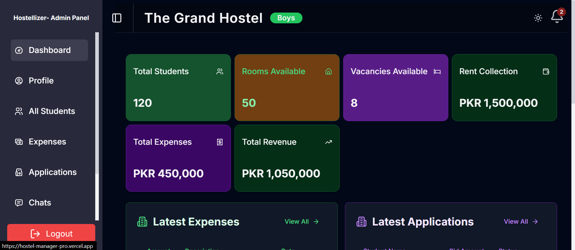Hostel Management System