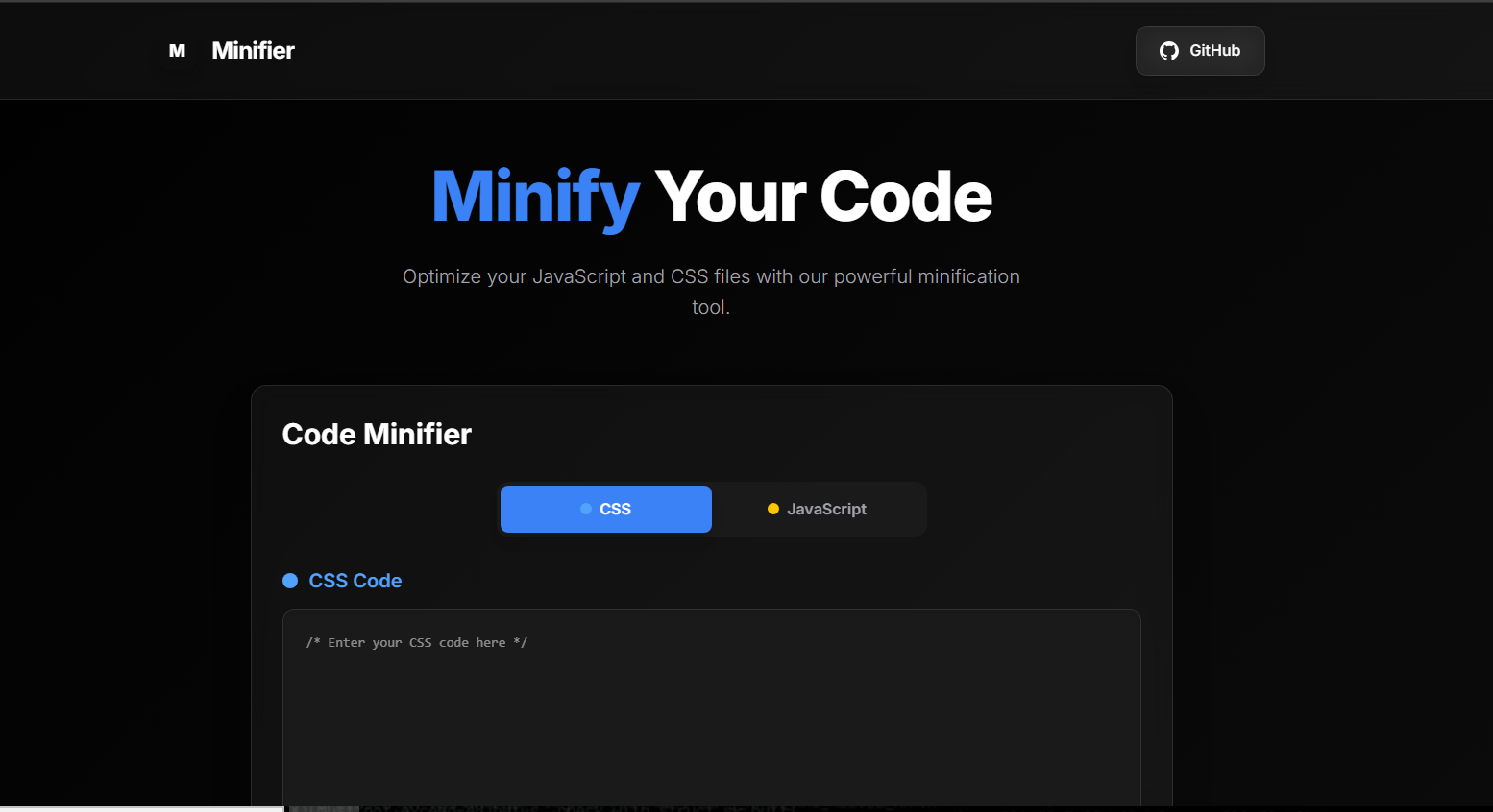 Minifier-Code